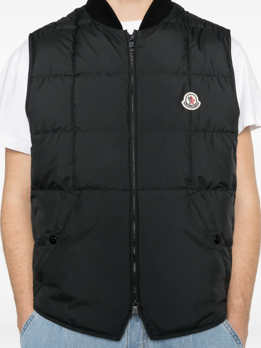 Moncler Elberton bodywarmer Zwart