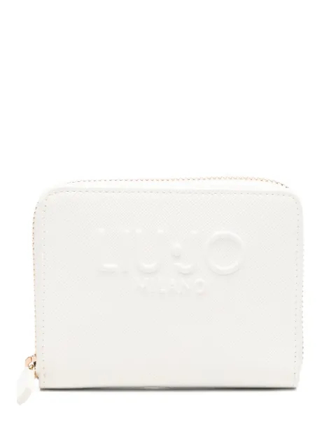 LIU JO logo zip wallet