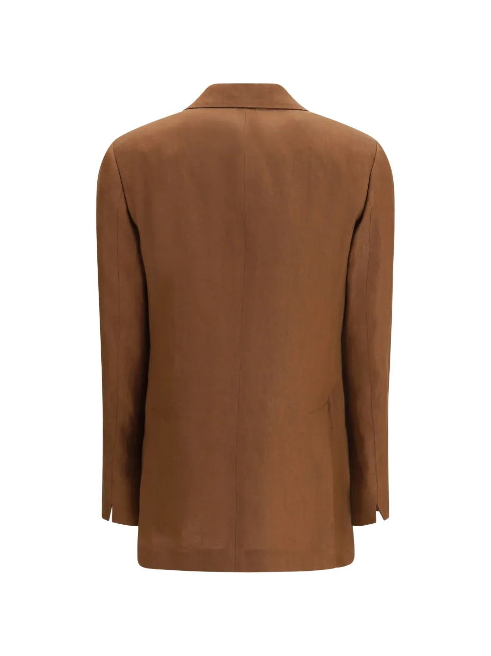  Lardini Double-breasted Brooch Blazer - Brown 