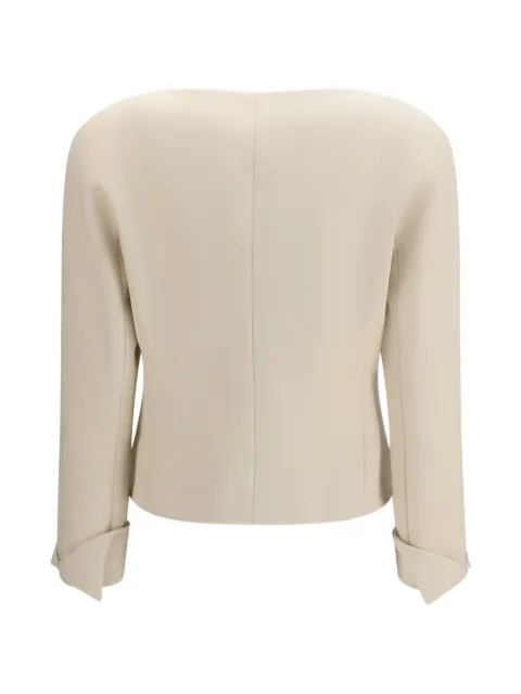 Chloé collarless fitted jacket