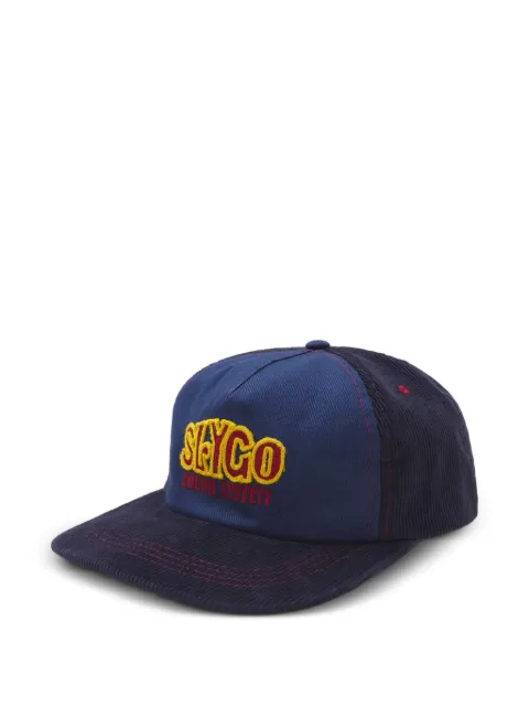 Nicholas Daley Slygo embroidered corduroy cap