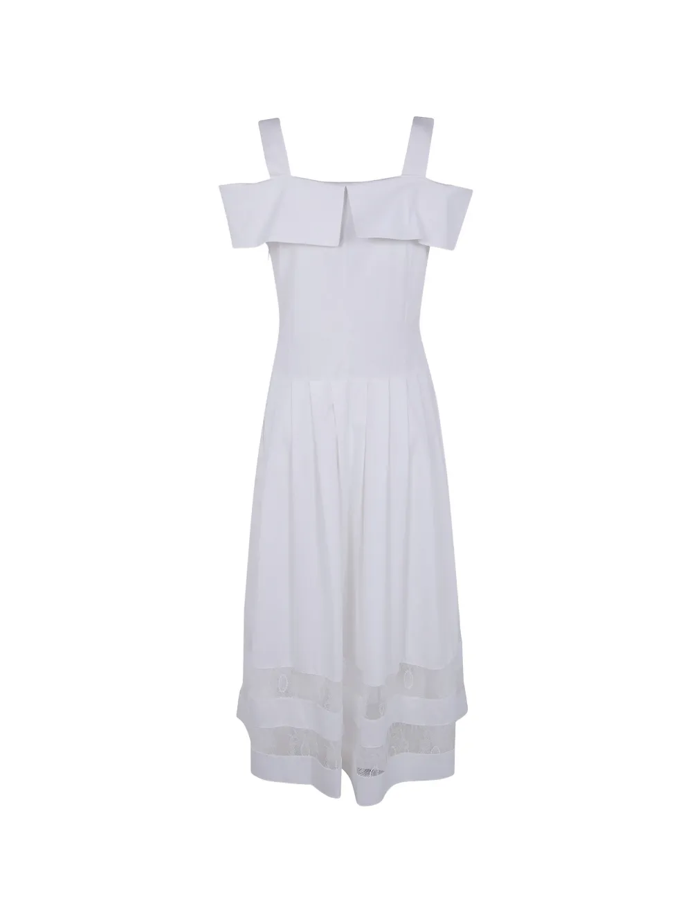  Blugirl Shoulder Strap Dress - White 