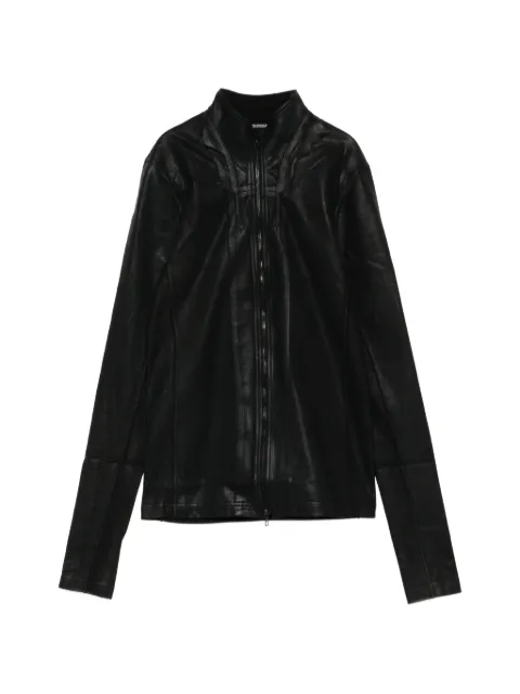 Julius zip- front stand- collar jacket