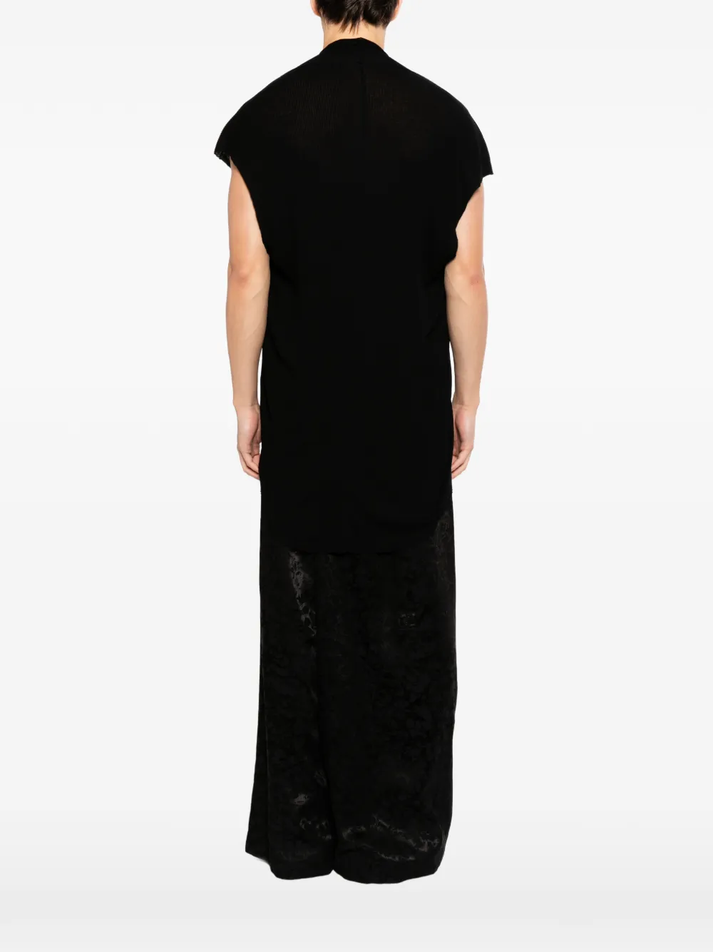 Julius T-shirt met split Zwart