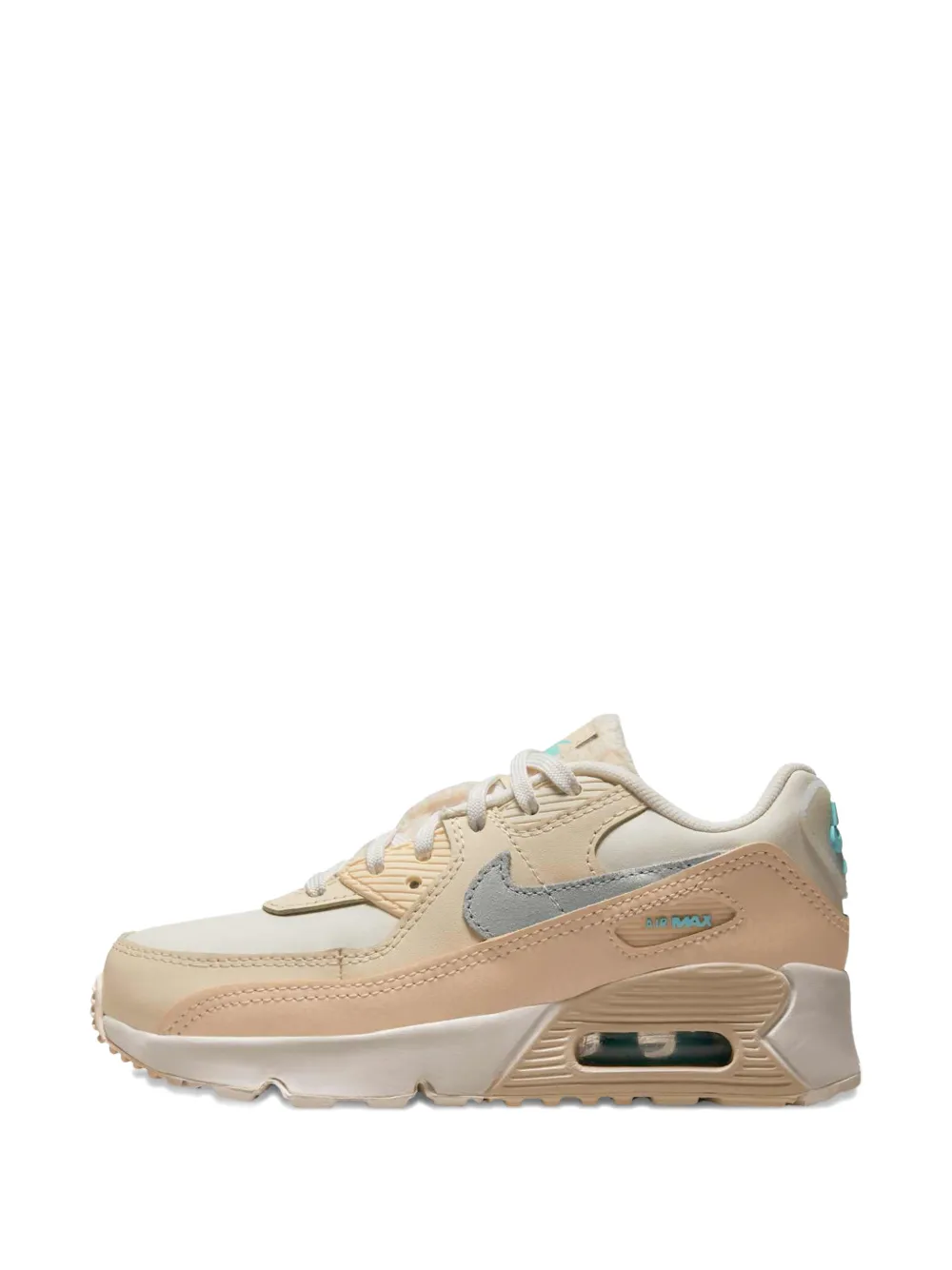 Nike Kids Air Max 90 lace-up sneakers Beige