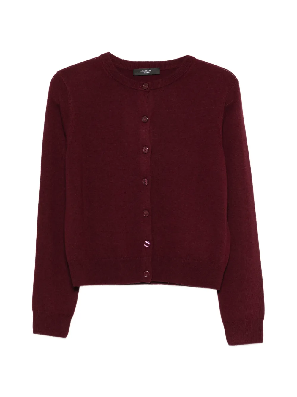 Weekend Max Mara Wkdnebbia button-fastening cardigan - Rosso