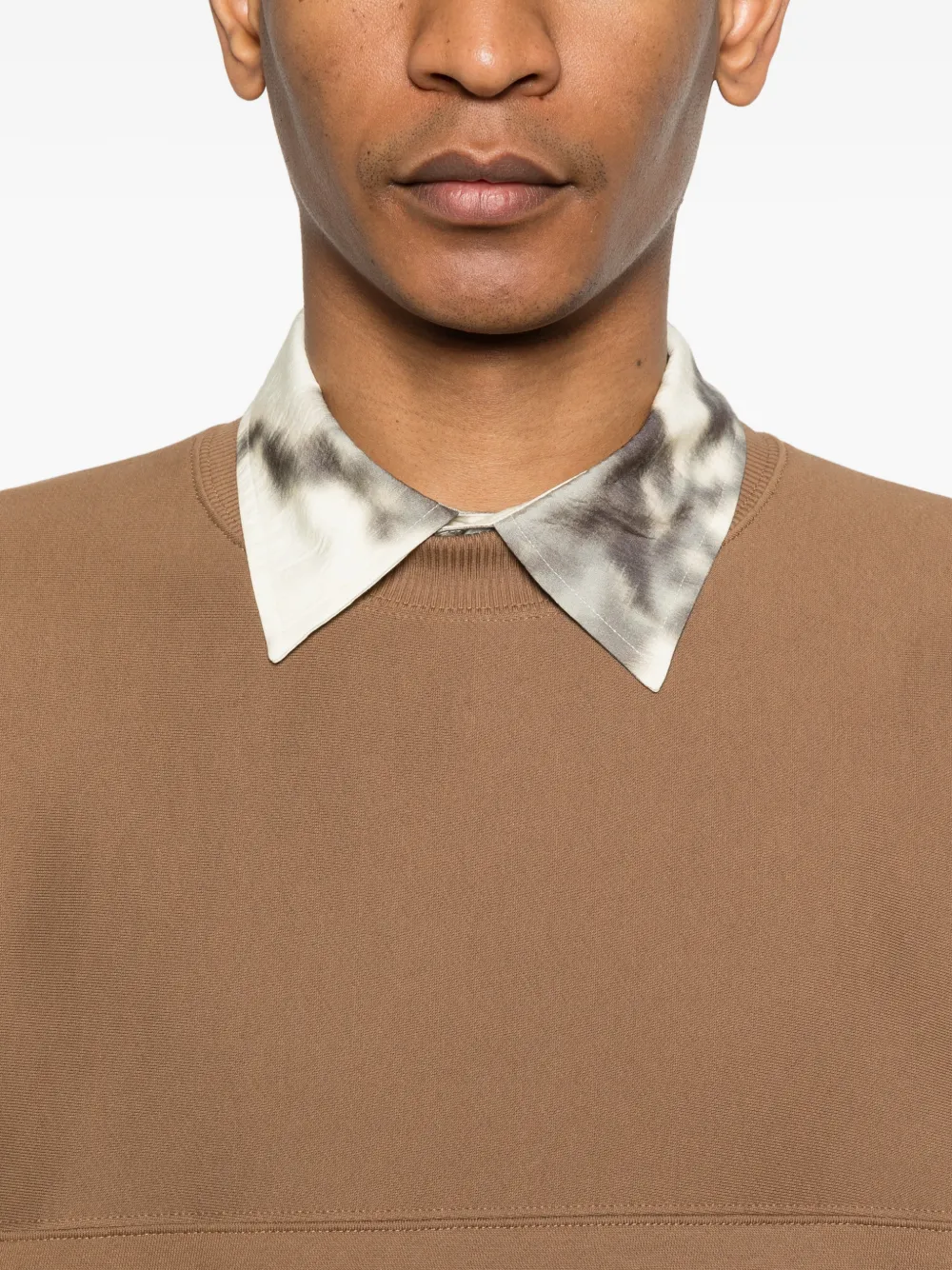 Jil Sander T-shirt met ronde hals Bruin