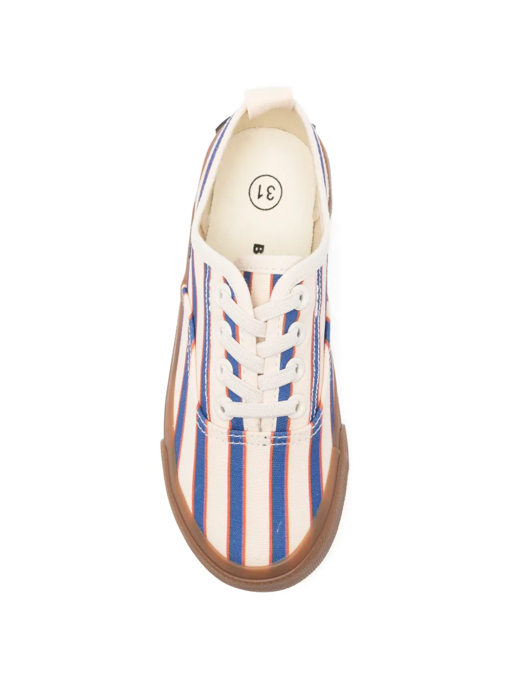  Bobo Choses Striped Sneakers - Neutrals 