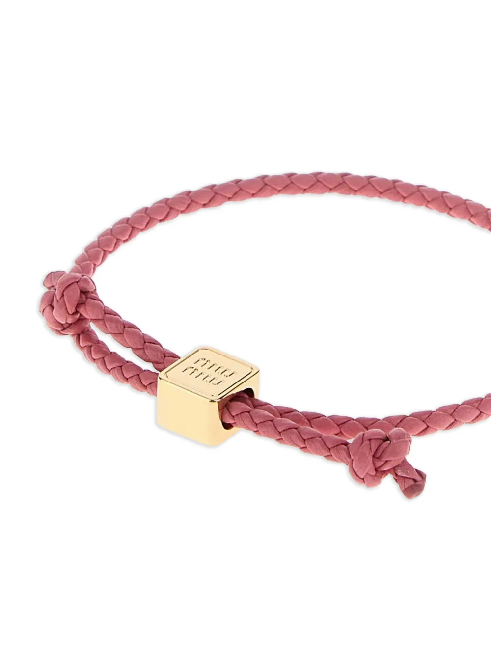 Begonia braided leather bracelet
