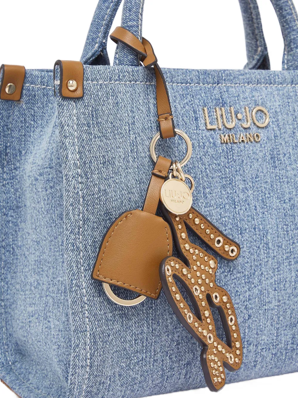 Small Detachable Charms Tote Bag