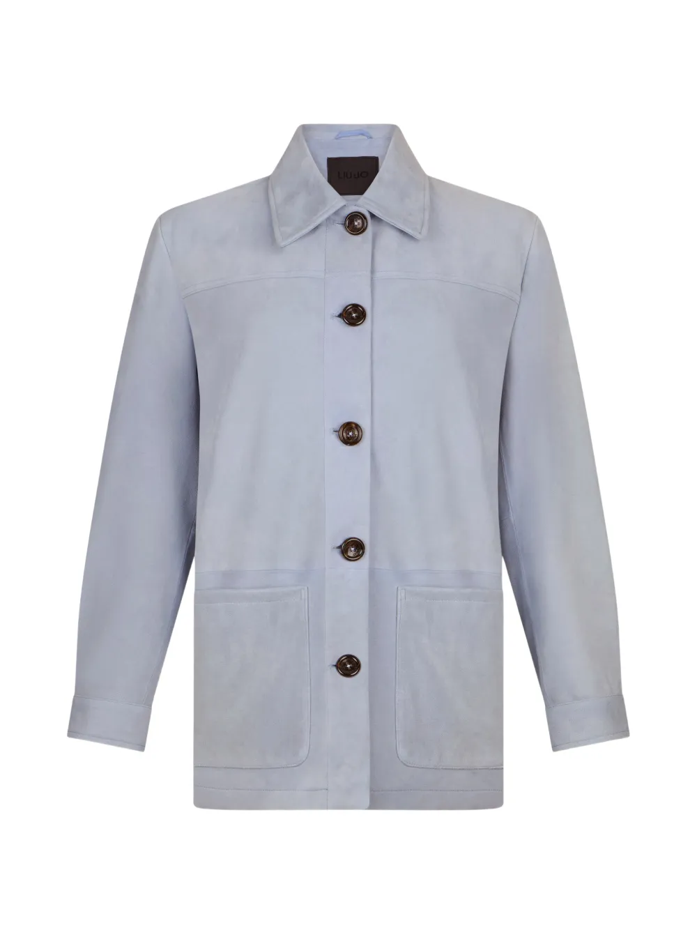 LIU JO button suede jacket - Blu