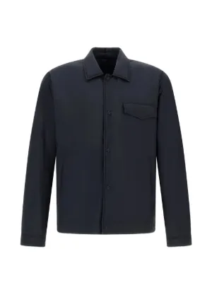 Stone Island Ghost button-patch Jacket | Blue | FARFETCH