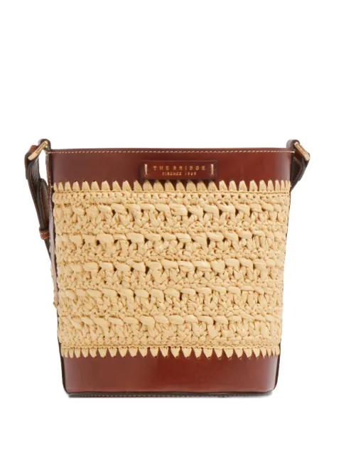 The Bridge raffia bucket bag