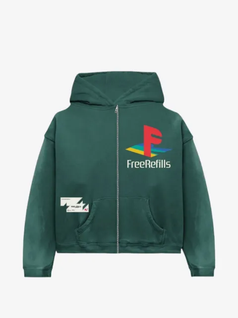Free Refills hoodie con cierre