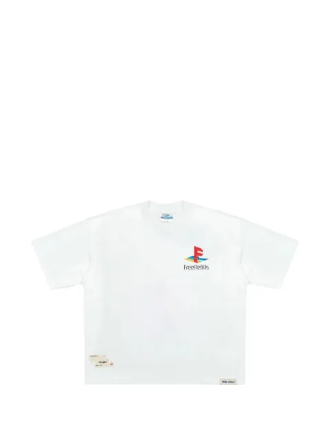 Free Refills fade wash logo T-shirt