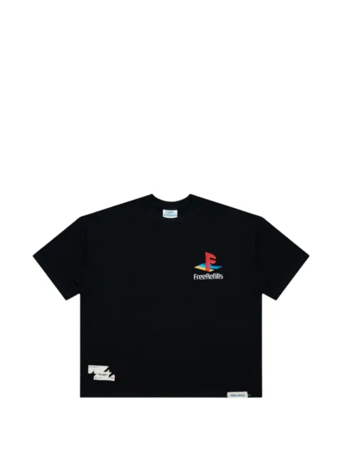 Free Refills logo T-shirt