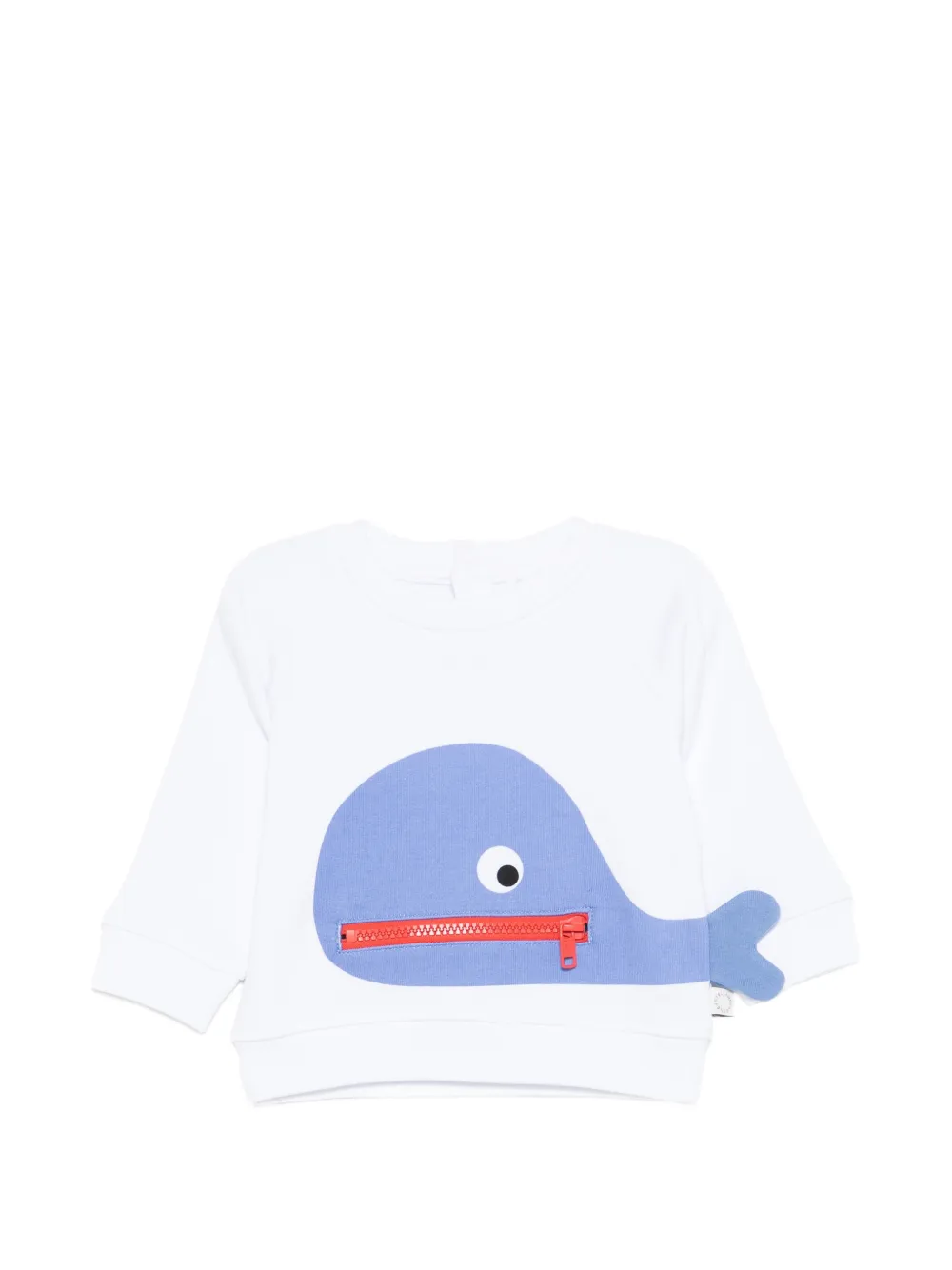 Stella McCartney Kids zip-detail sweatshirt - Weiß