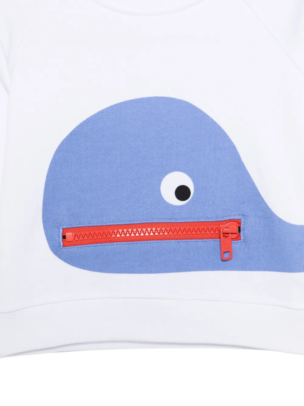Stella McCartney Kids Sweater met ritsdetail Wit