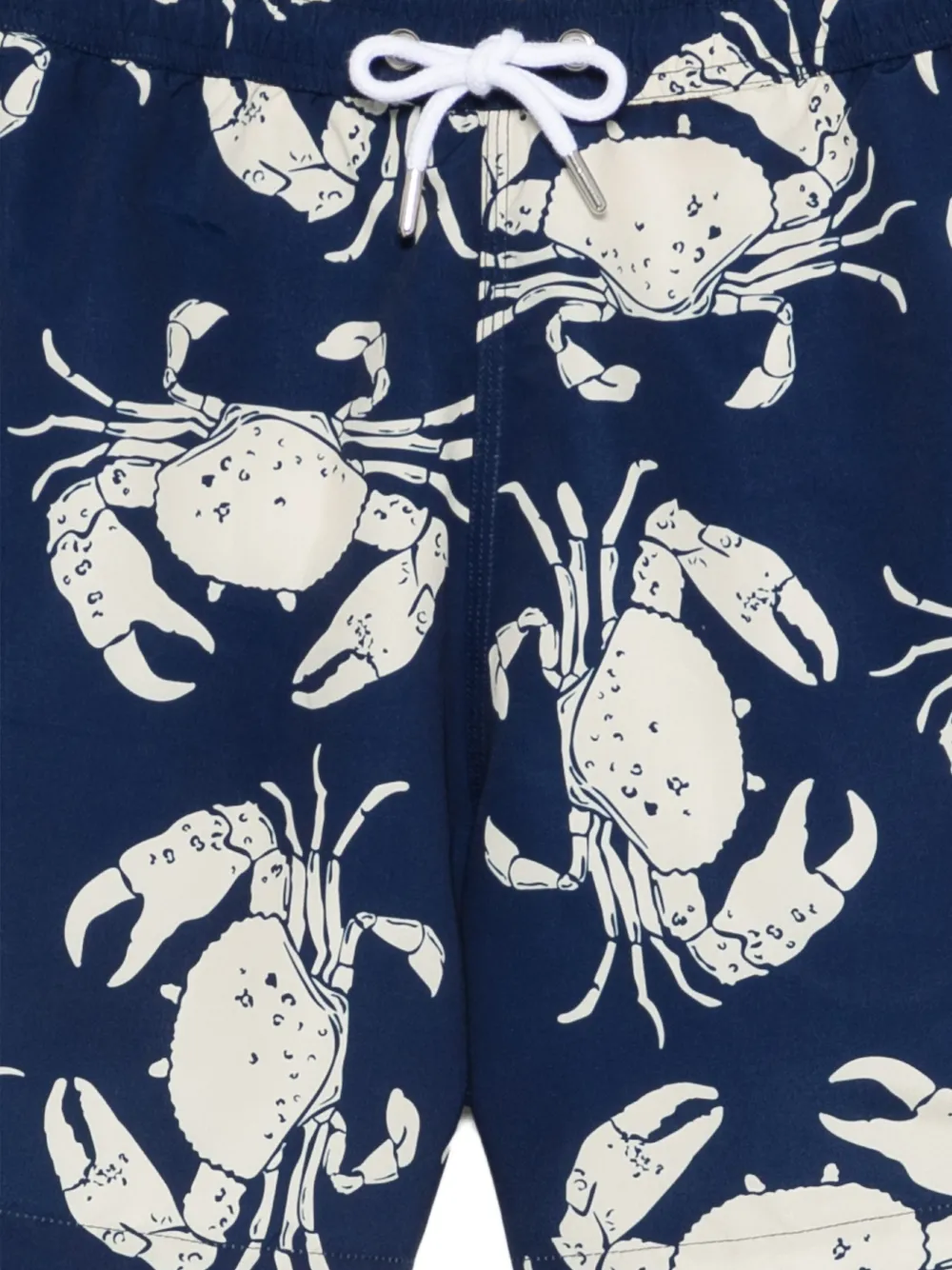  Maison Labiche Crab-print Swim Shorts - Blue 