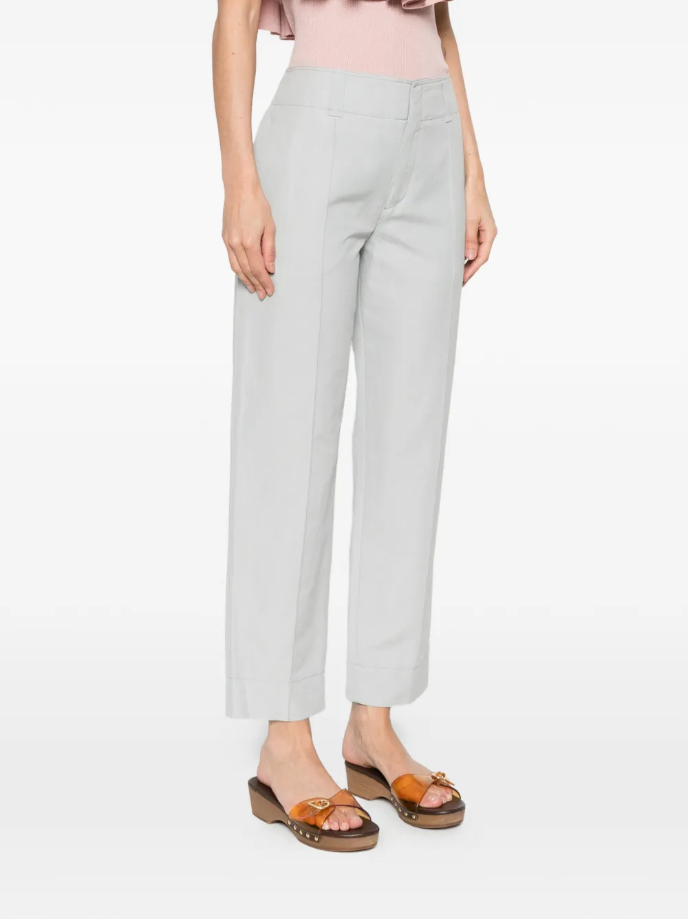 Chloé Straight broek Grijs