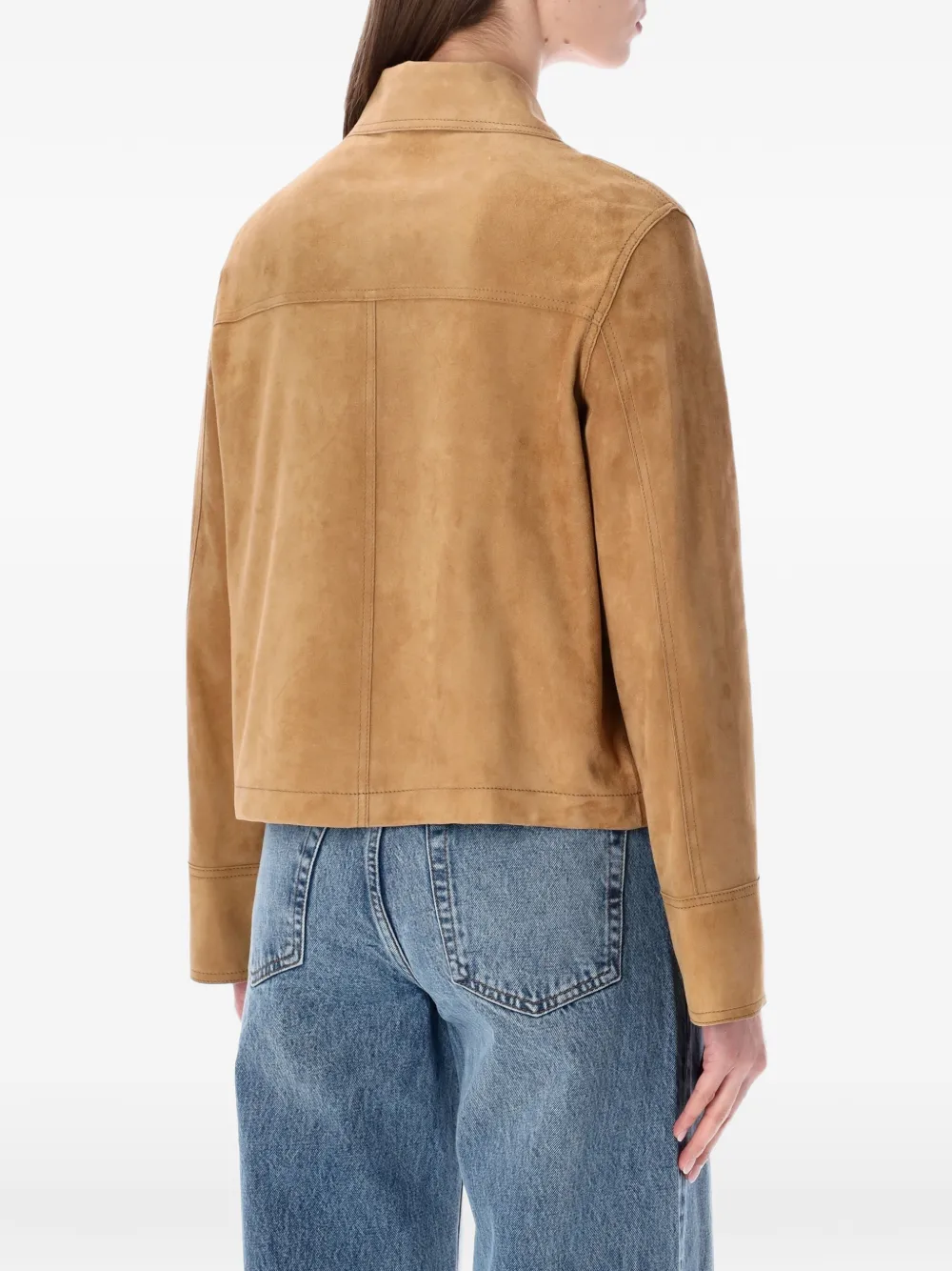  Sword Buttoned Cropped Jacket - Neutrals 
