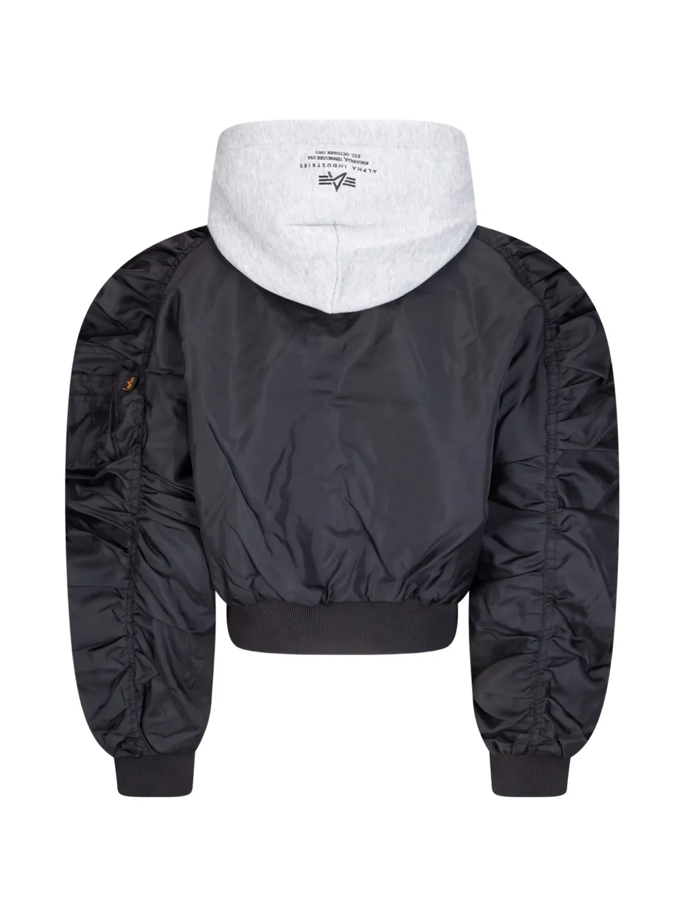  Alpha Industries Hooded Bomber - Black 