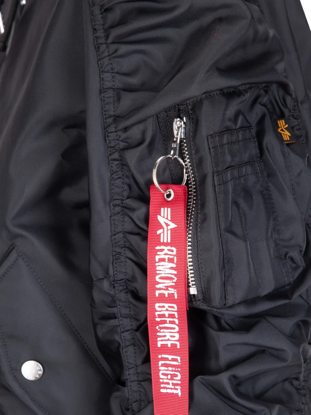  Alpha Industries Hooded Bomber - Black 