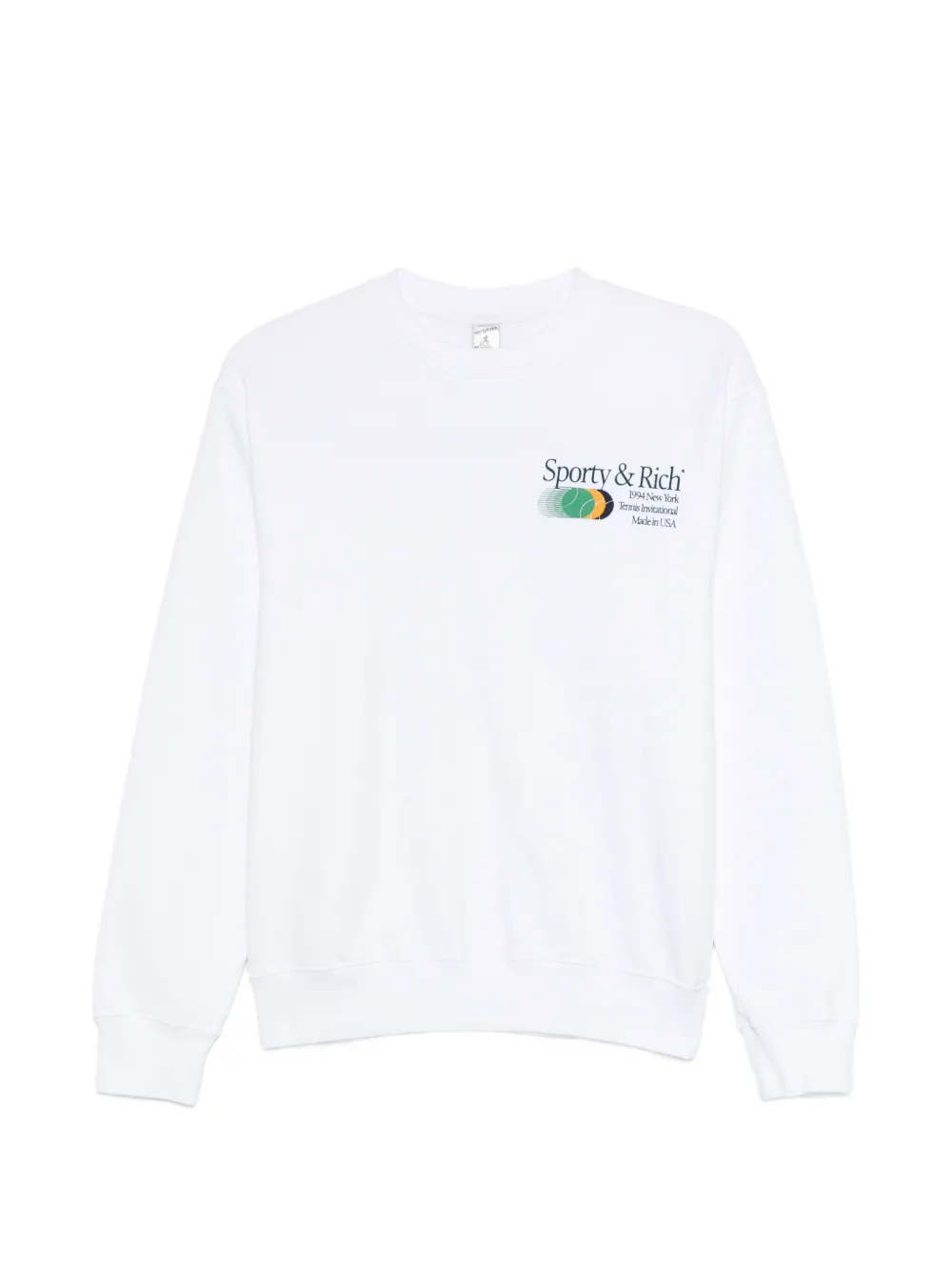 Sporty & Rich Invitational cew-neck sweatshirt - Bianco