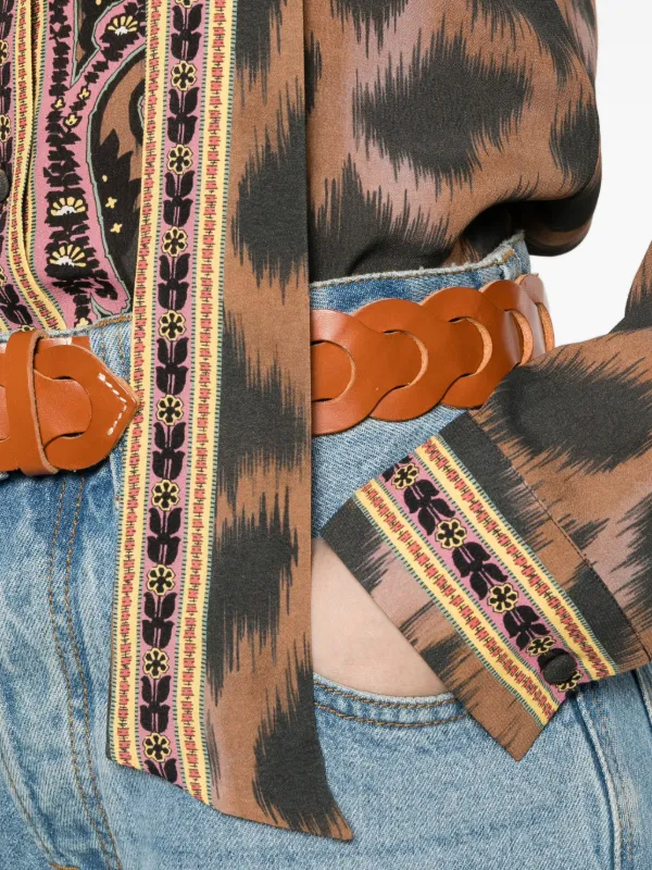 ETRO アニマルパターン ブラウス | ニュートラル | FARFETCH JP