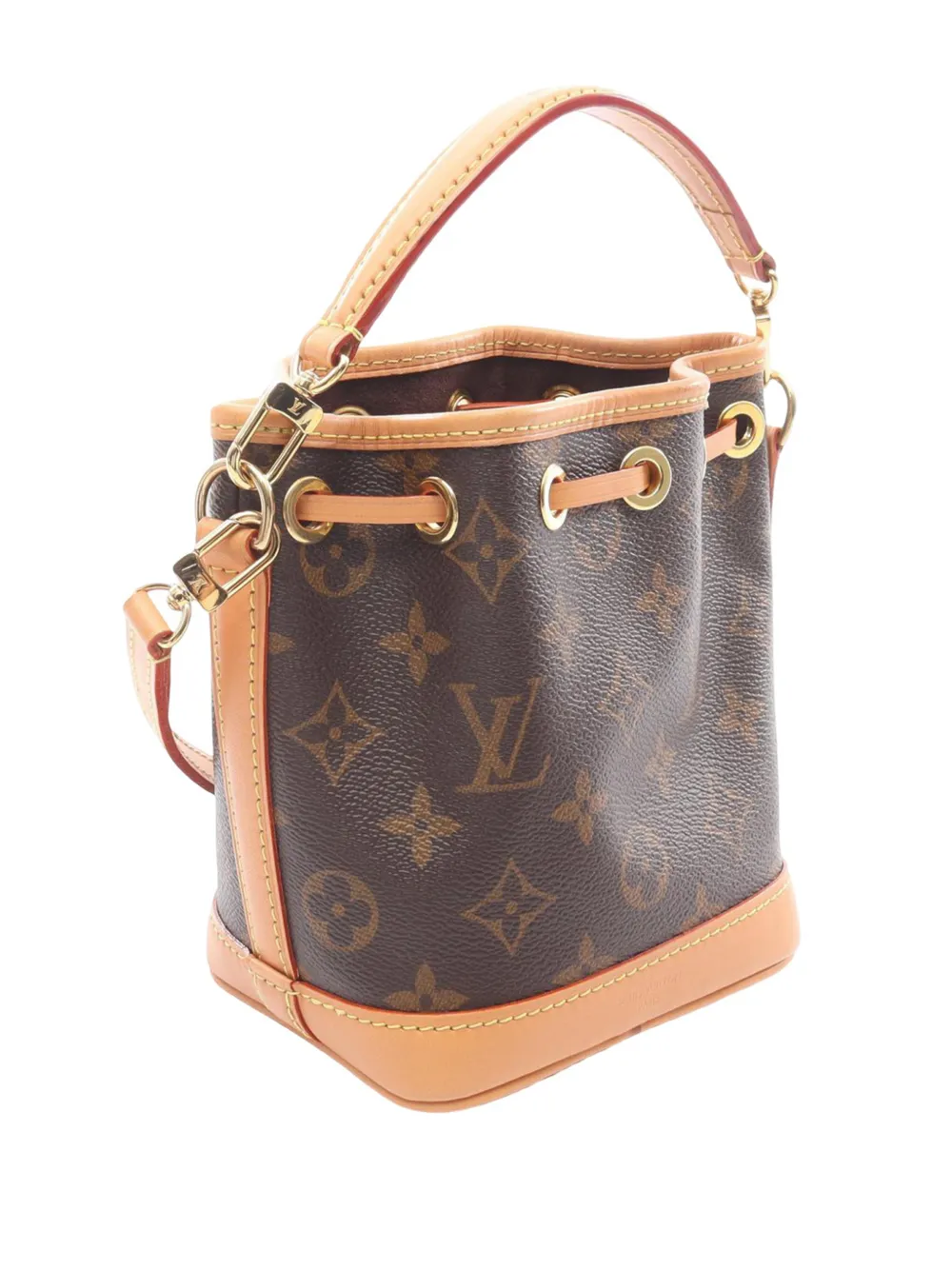 Louis Vuitton Pre-Owned 2021-2025 Monogram Nano Noe bucket bag - Brown