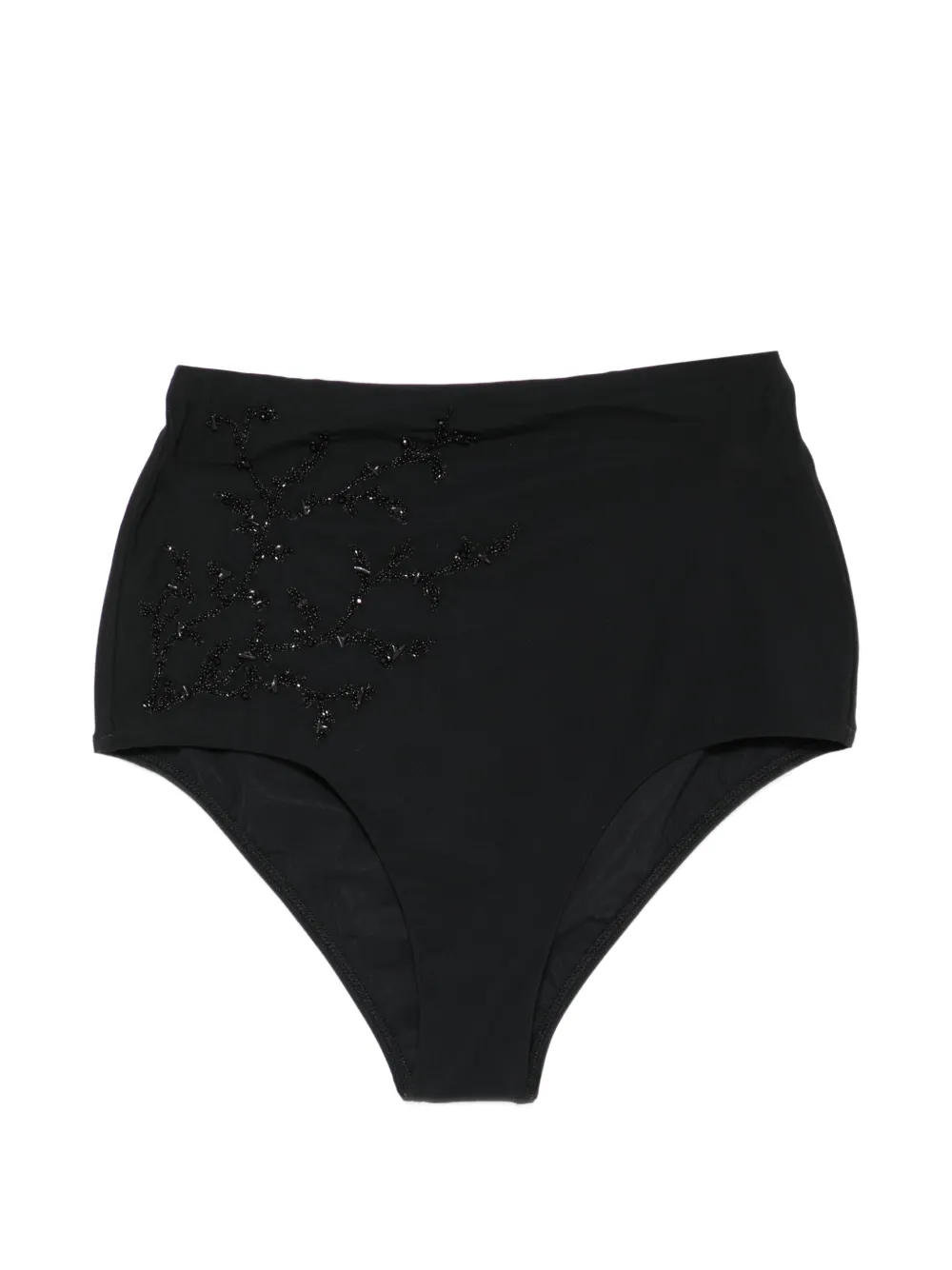 Maryan Mehlhorn beaded bikini bottoms - Nero