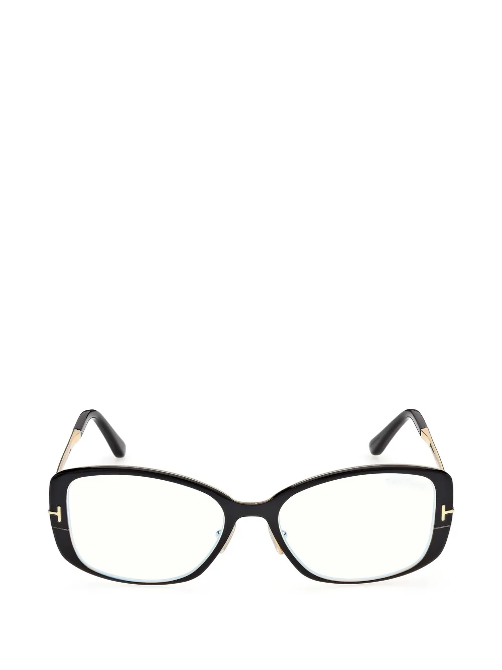 TOM FORD Eyewear geometric metal glasses - Nero