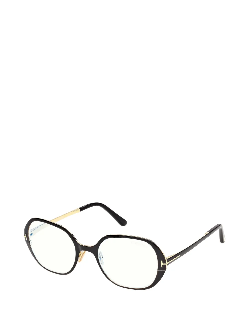  Tom Ford Eyewear Oval-frame Glasses - Black 
