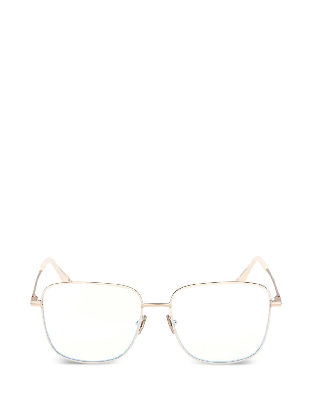 TOM FORD Eyewear square metal glasses - Oro