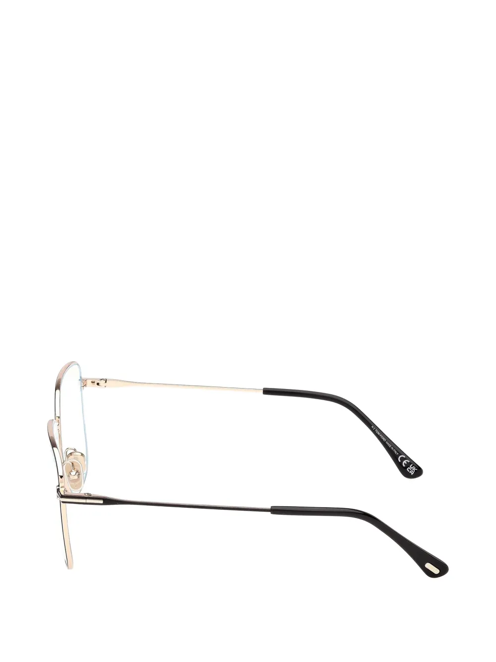 TOM FORD Eyewear Bril met montuur Zilver