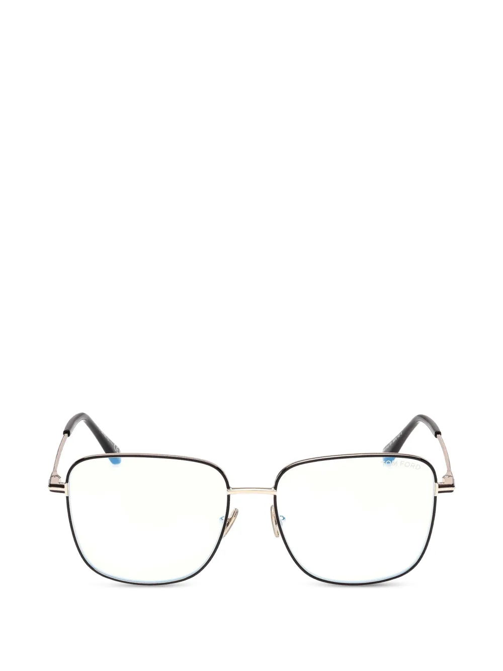 TOM FORD Eyewear rectangle metal glasses - Oro