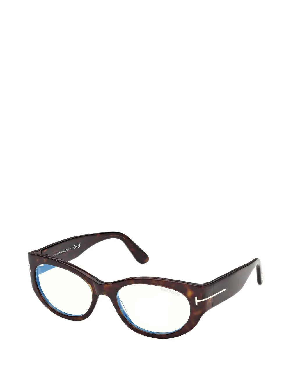  Tom Ford Eyewear Round-frame Glasses - Brown 