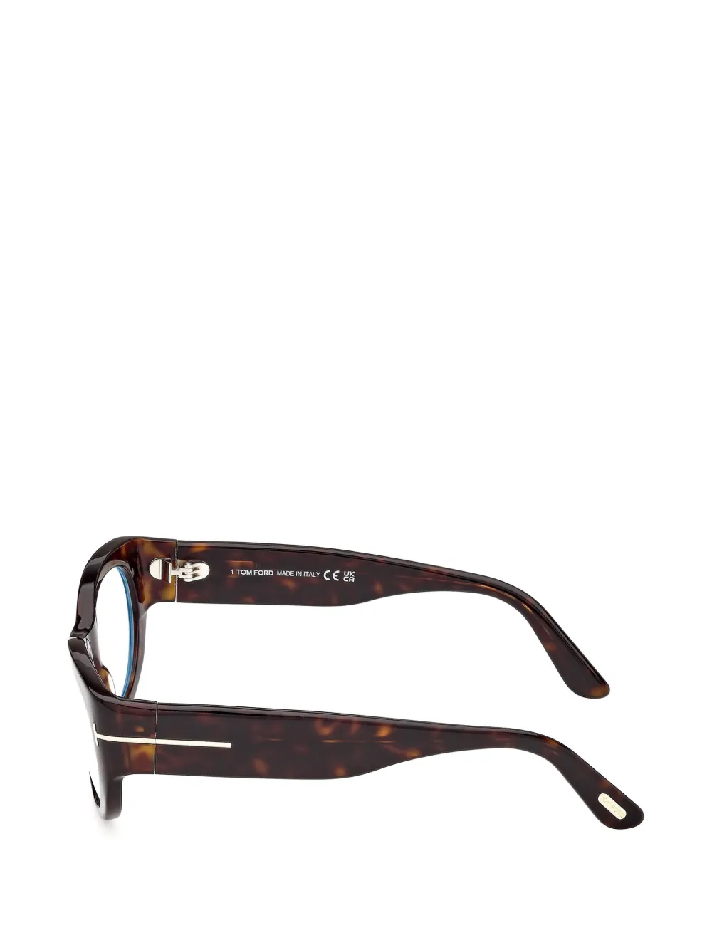  Tom Ford Eyewear Round-frame Glasses - Brown 