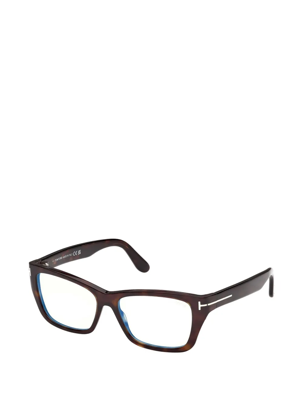 TOM FORD Eyewear Bril met vierkant montuur Bruin