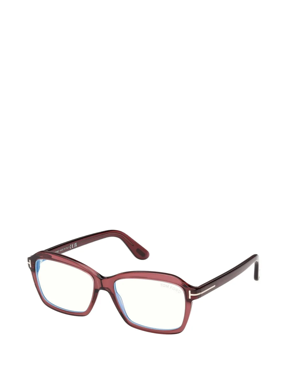  Tom Ford Eyewear Square-frame Glasses - Purple 