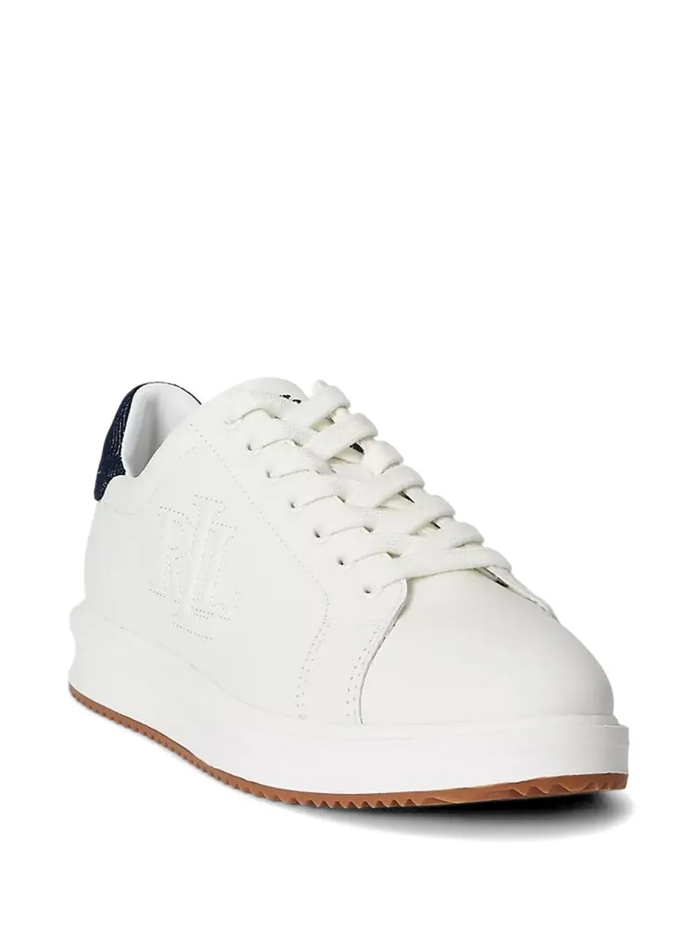Lauren Ralph Lauren Sneakers met logo-reliëf Wit