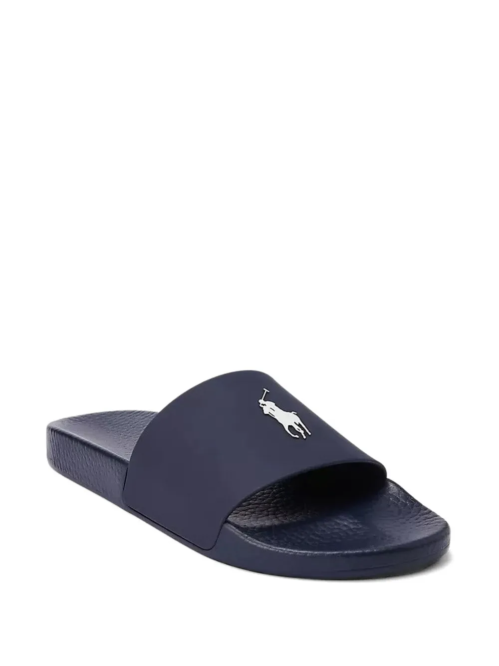 Polo Ralph Lauren logo-embossed slides - Blau