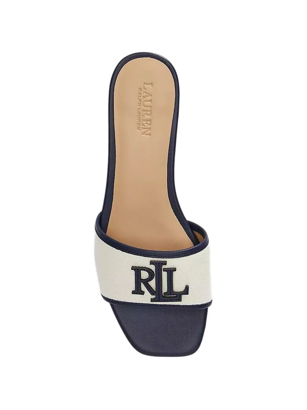 Lauren Ralph Lauren Everley initial sandals Beige