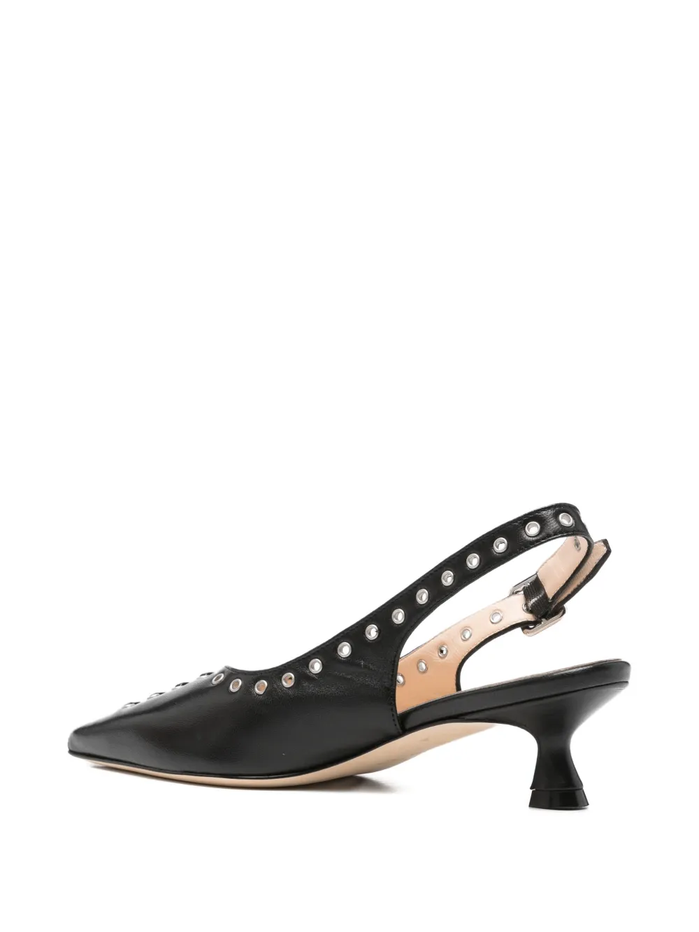 Anna F. Schoenen met puntige neus Zwart