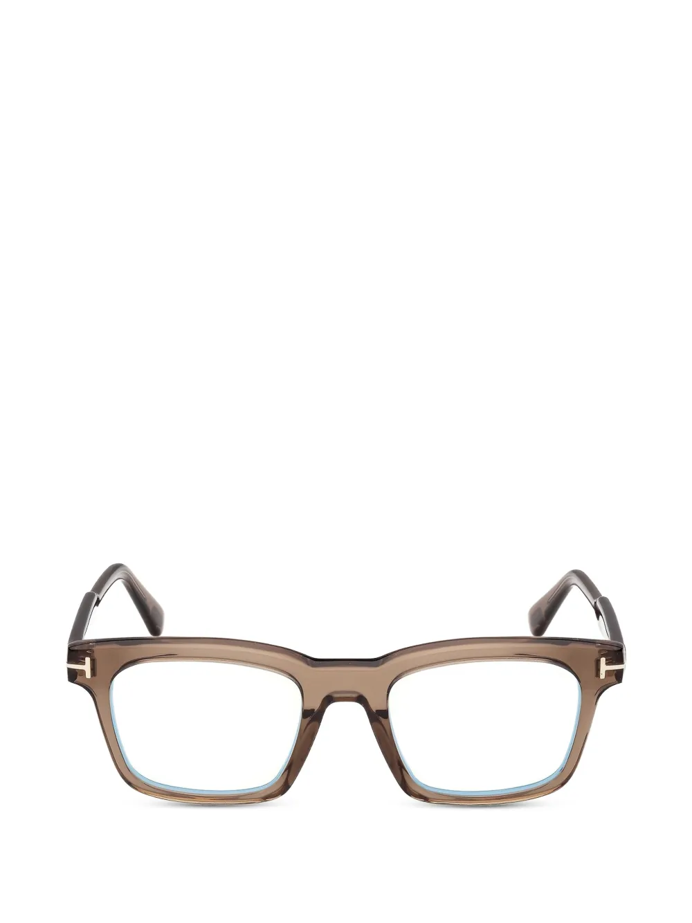 TOM FORD Eyewear square-frame glasses - Marrone