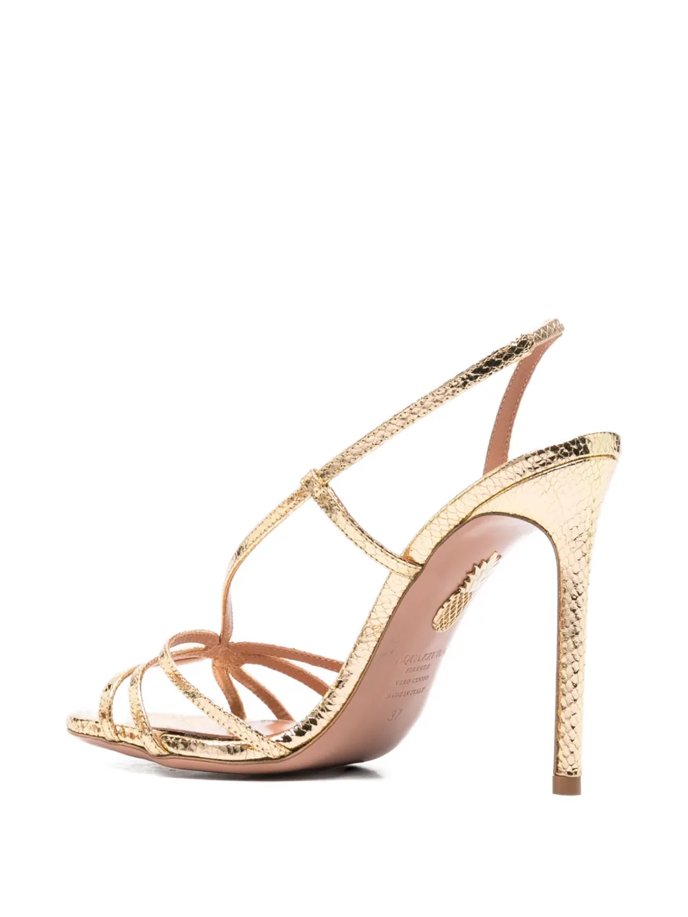 Aquazzura Sandalen met bandjes Goud