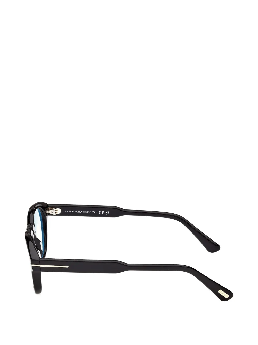 TOM FORD Eyewear Bril met rond montuur Zwart