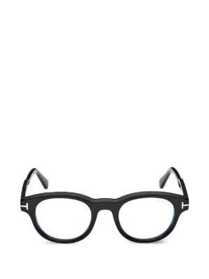 TOM FORD Eyewear スクエアメガネフレーム | ブラック | FARFETCH JP