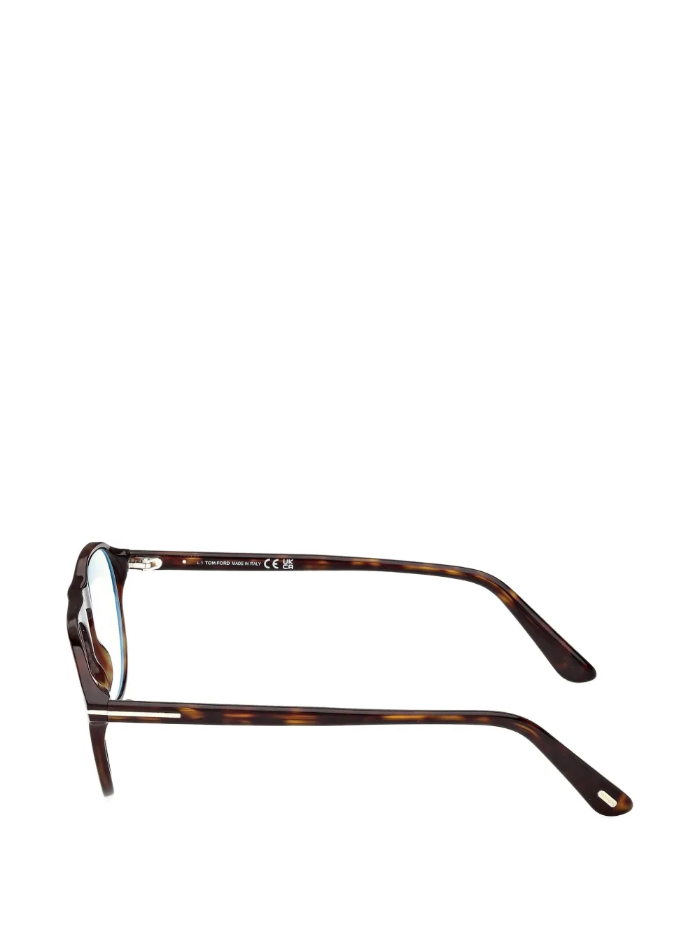 Tom Ford Eyewear Round-frame Glasses - Brown 