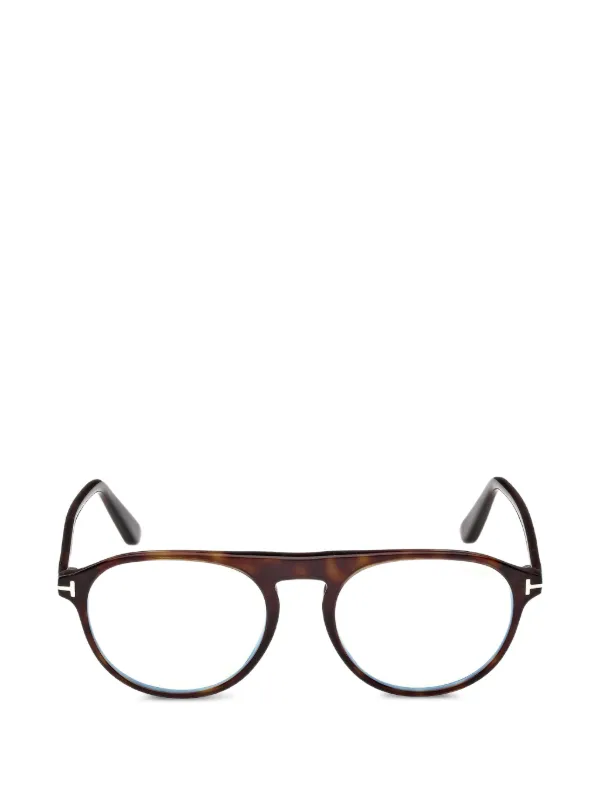 TOM FORD Eyewear ブローライン メガネフレーム | ブラウン | FARFETCH JP